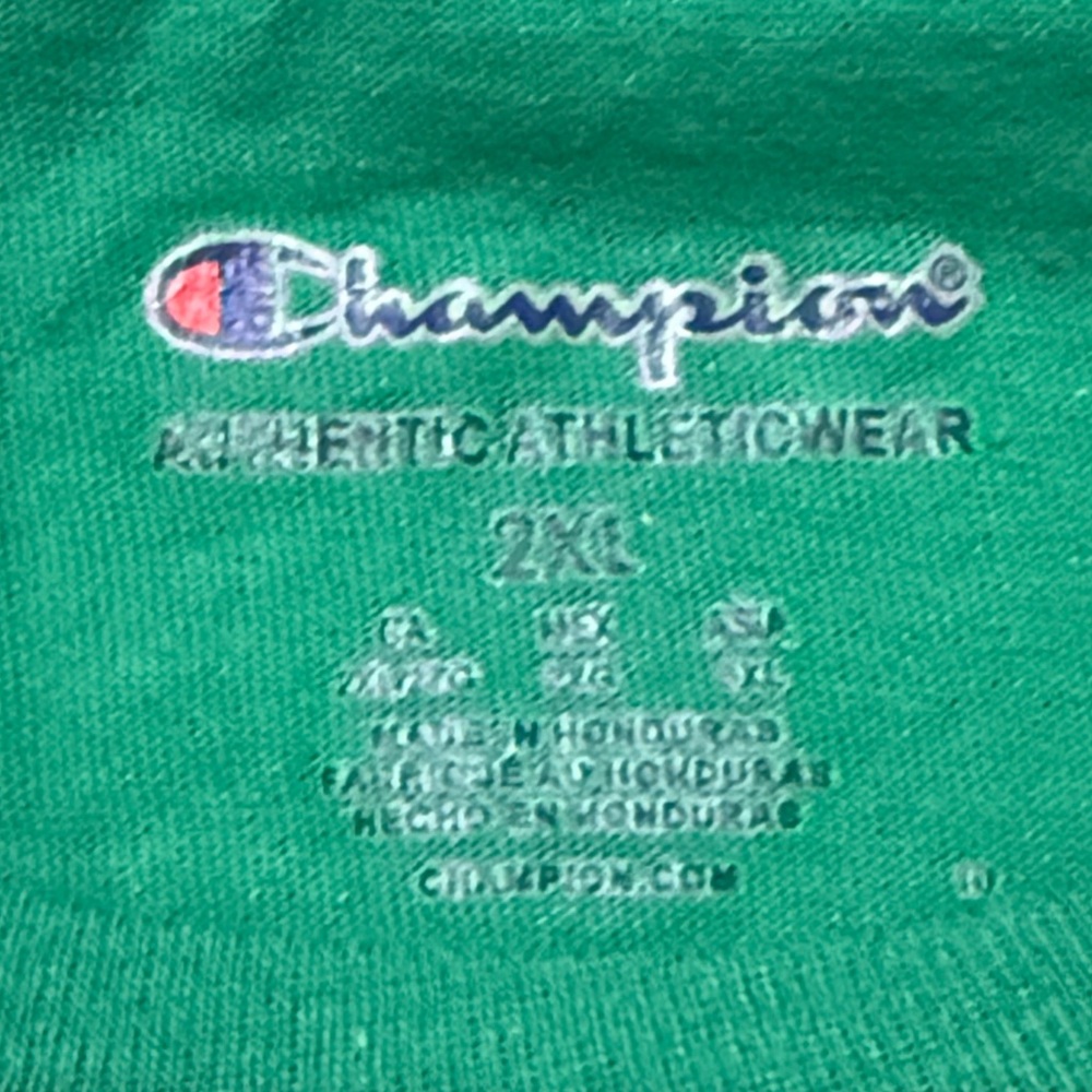 MENS GREEN CHAMPION SHIRT NWOTAGS - Picture 3 of 3